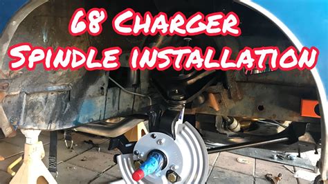 Mopar Drum To Disc Brake Swap Spindle Installation Youtube