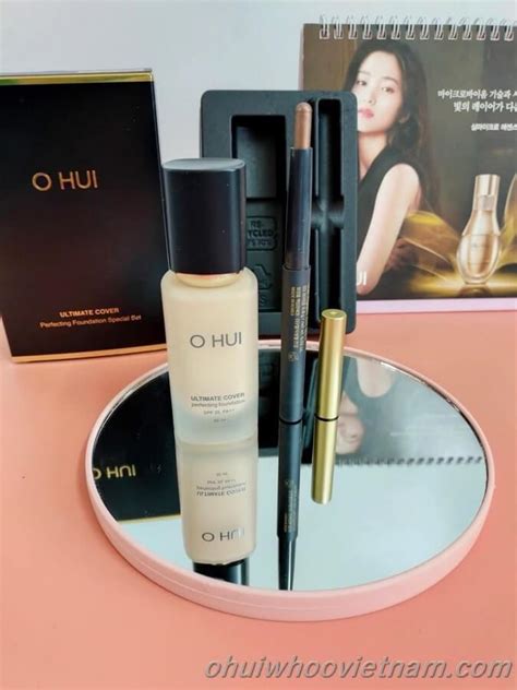 Set Kem Nền Ohui Ultimate Cover Perfecting Foundation