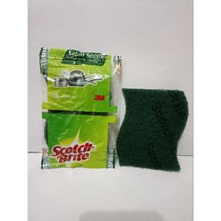 Jual M Scotch Brite Sabut Hijau Alat Cuci Piring Noda Membaldel