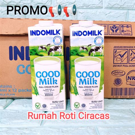 Jual Susu Uht Indomilk Good Milk Full Cream Plain Ml Fresh Milk