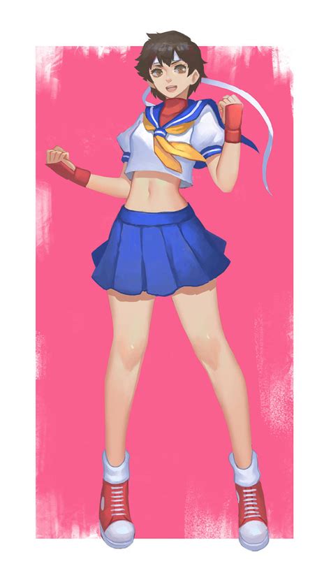 Sakura Kasugano by LSY-kalata on DeviantArt