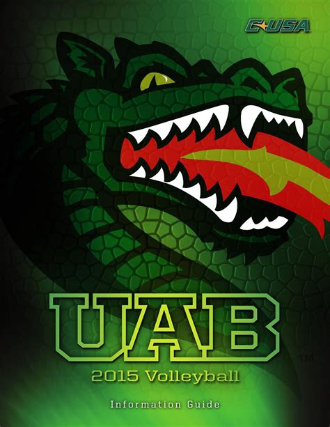 2015 Uab Volleyball Media Guide By Uab Athletics Issuu