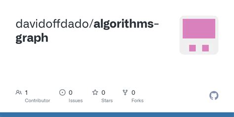 GitHub - davidoffdado/algorithms-graph