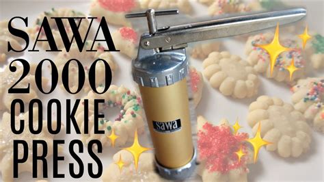 Vintage Sawa 2000 Swedish Cookie Press And Sesame Street Cookie Maker