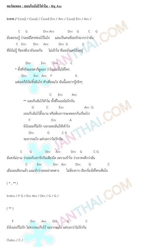 Big Ass Janthai Music Mv