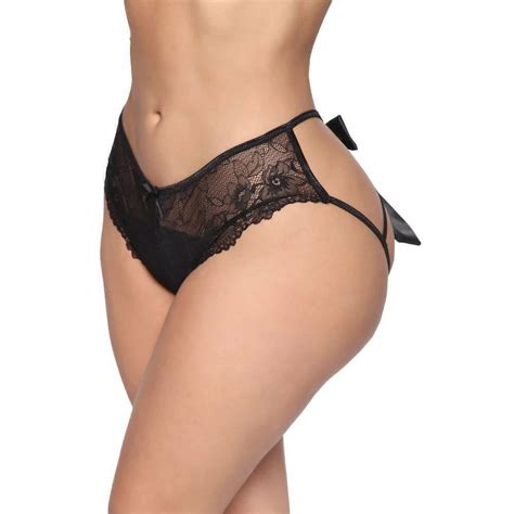 Plus Size Women Sexy Lingerie Lace Thong G String Panties Underwear Crotchles Us Ebay