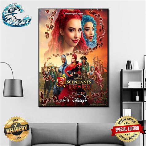 Official New Poster For Descendants The Rise Of Red Releasing On ...