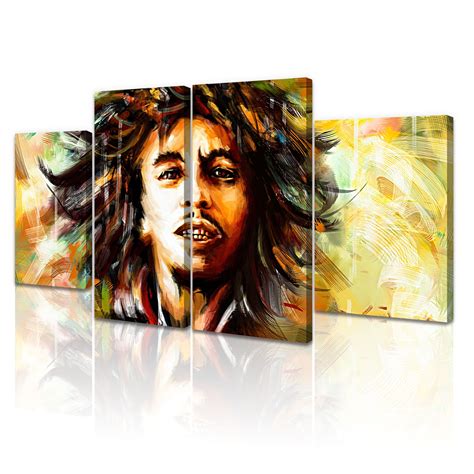 Top 15 Of Bob Marley Canvas Wall Art