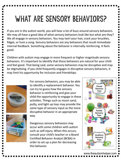 Parent Autism Resources Printable Handouts The Autism Helper