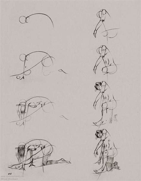 Ryan Woodwards Gesture Drawing At The Book