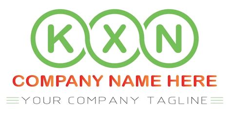 Premium Vector | Kxn letter logo design