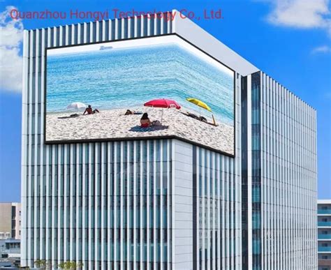 Naked Eye D Effect Hd Big Outdoor Advertising P P P P P Led Billboard Display Billboard