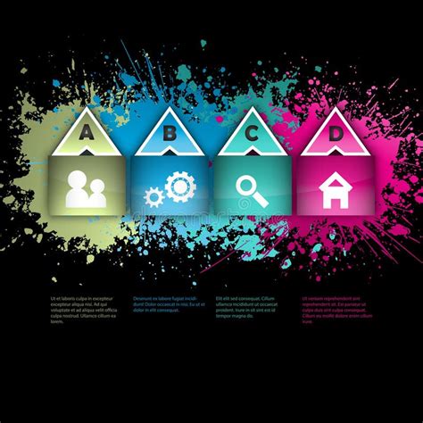 De Lay Out Van Grungeinfographics Vector Illustratie Illustration Of