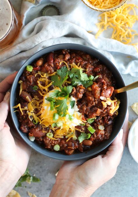 Ground Beef Bean Chili Slow Cooker at Terry Greene blog
