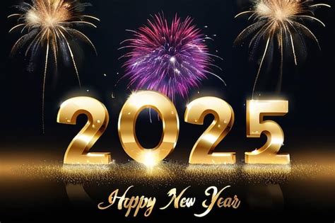 Feliz año nuevo 2025 Foto Premium