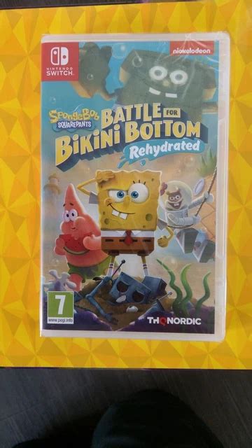 SPONGEBOB SQUAREPANTS BATTLE for Bikini Bottom Rehydrated für Switch Neu EUR