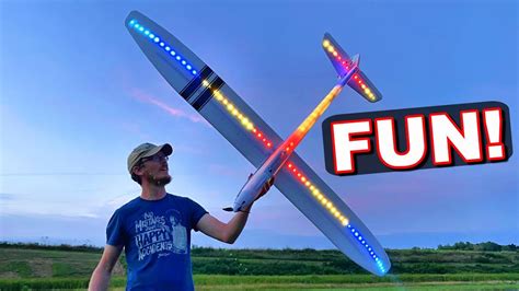 Best Led Lights On Rc Airplane Ever E Flite Night Radian