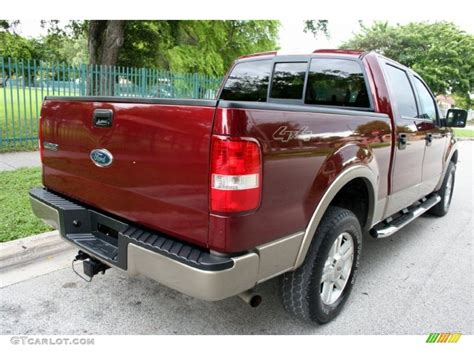 Dark Toreador Red Metallic Ford F Lariat Supercrew X