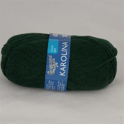 Пряжа Каролина (Karolina) МШФ - 62 (т.зеленый), 100% акрил, (100г, 435м ...