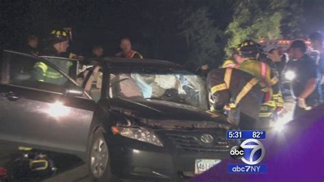 Woman Driving Wrong Way On Saw Mill Parkway In Chappaqua Crashes Abc7