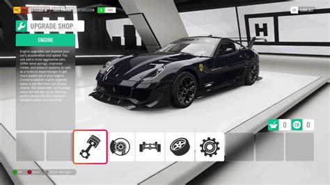 Forza Horizon 4 Fastest Car Top Speed Ferrari 599xx E 500 Km H W Tune Youtube