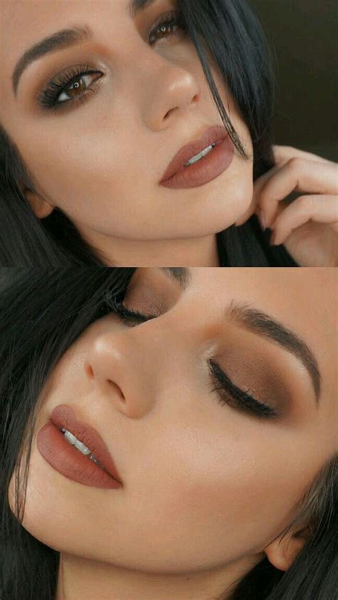 Makeup Brown Smokey Eyes Maquillaje Casual Dianoche Mattes