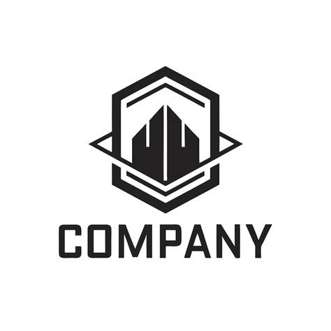 Premium Vector | Minimalist company logo template