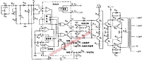 sendon UPS-600型及sa - 电源电路图 - 电子发烧友网