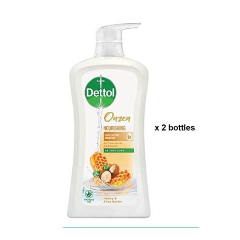 Dettol Onzen Nourishing Shower Gel Antibacterial Body Wash Honey Shea