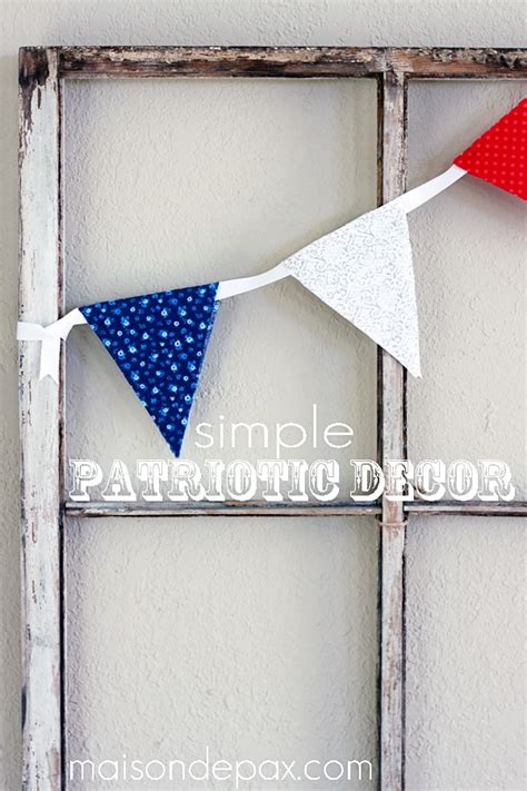 Patriotic Decor Home Tour Maison De Pax