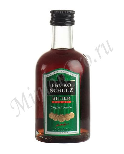 Миньон Fruko Schulz Bitter ликер шкалик Фруко Шульц Биттер ликер мини ...