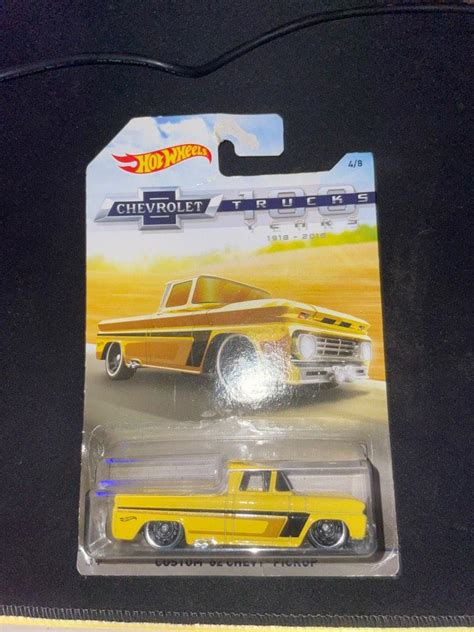 Hot Wheels Chevrolet Trucks Year Anniversary Custom Chevy Pickup Hobbies Toys Toys