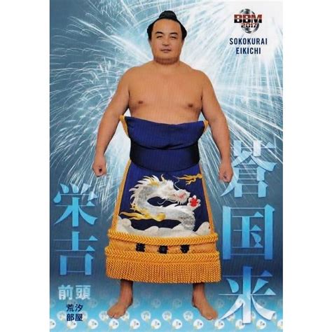 14 【蒼国来 栄吉】bbm2017 大相撲カード 「魂」 レギュラー 17sumo Tm 14 スポーツカード ジャンバラヤ