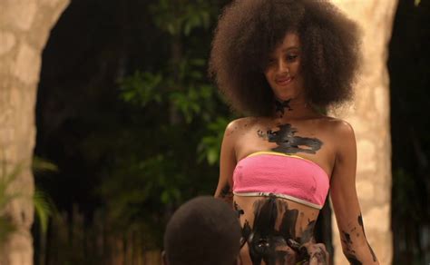 Christine Obanor Bikini Thong Scene In Perfect Match AZNude