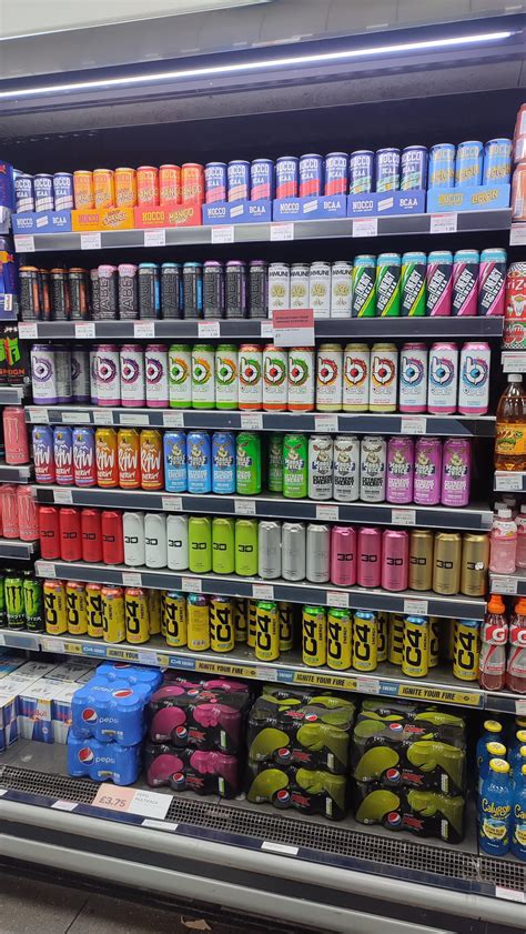 Energy drink selection in the BP near me insane stock for the UK we ...