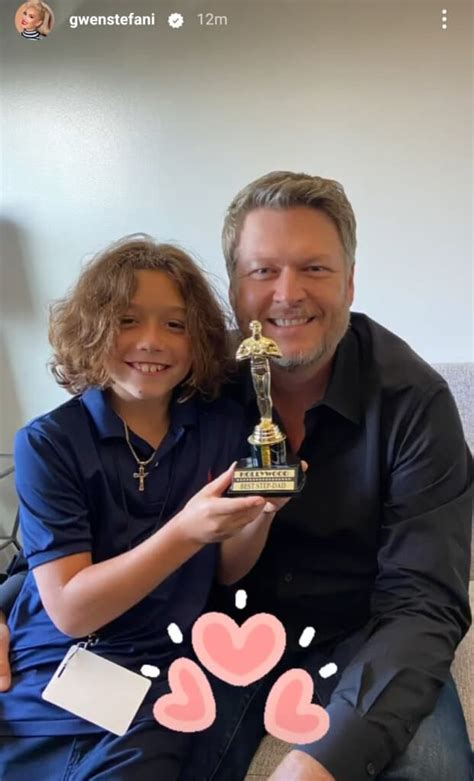 Gwen Stefani Tributes Her True Babe Blake Shelton On His Birthday And Father S Day I Love U
