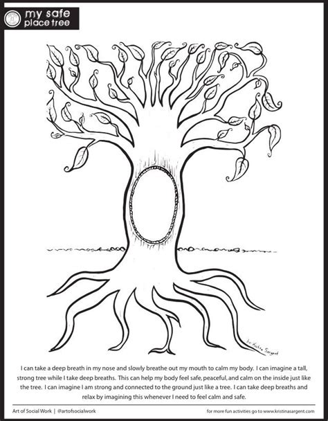 Printable Tree Of Life Therapy Template