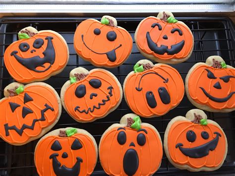 Pumpkin Cookies Royal Icing Decorated Cookies Pumpkin Cookies Pumpkin