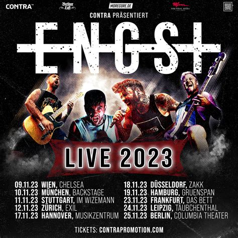 Engst Tour 2023 Tickets Jetzt Auf MoreCore De Sichern