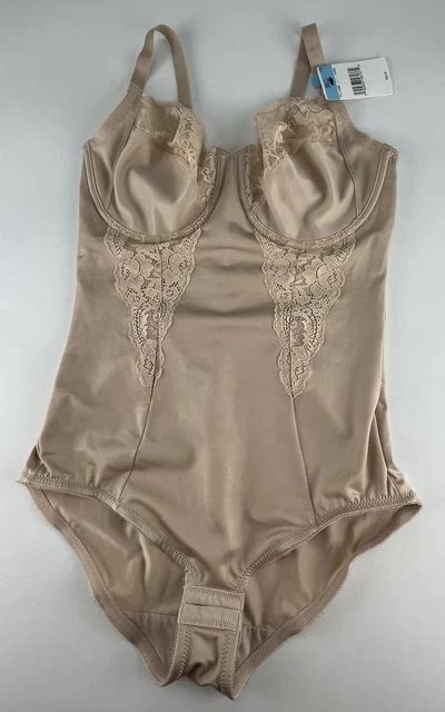 Maidenform Women S C Bodysuit Firm Control Unlined Shaping Nude Picclick Uk