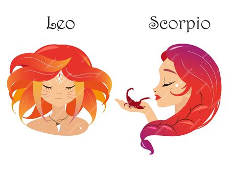 Vector Signos Del Zodiaco Clipart Con Chicas Anime Vector Premium