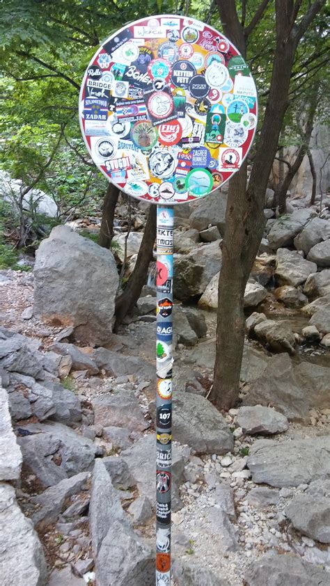 This stop sign completely covered with stickers : r/mildlyinteresting