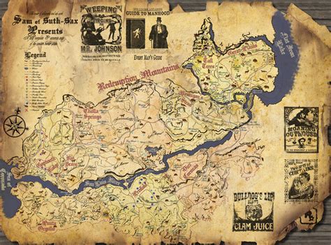 RDR Map by SamOfSuthSax on DeviantArt