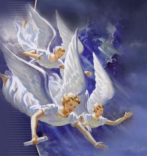 Christian Life Media Center 3 Angels Messages Angel Messages Jesus Christ Art