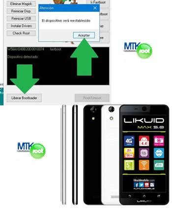 Root para teléfono móvil LIKUID 5 0 MT6572 AyudaRoot
