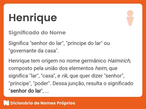 Significado do nome Henrique