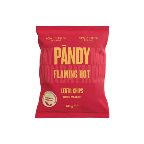 Köp Pändy Lentil Chips Flaming Hot g på MEDS se