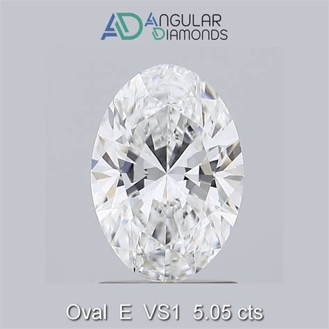 Oval E VS1 5 05 Carat IGI CVD HPHT Lab Grown Created Diamonds Size 13