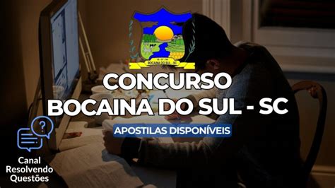 Apostilas Concurso Bocaina Do Sul Sc Vagas Cadastro Reserva E