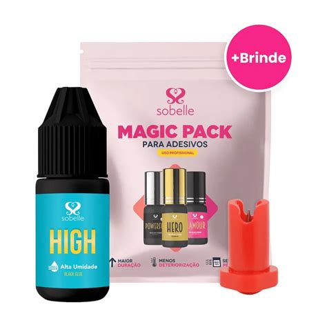 Cola para Extensão de Cílios Sobelle High 3ml Mega Beleza Profissional